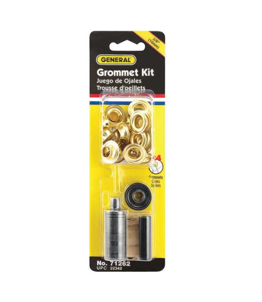 Grommet Punch Kit 3/8 With Grommets